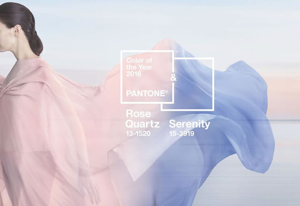 Les couleurs de l'année par Pantone, Serenity et Rose Quartz